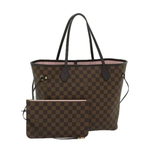 LOUIS VUITTON Damier Ebene Neverfull MM Tote Bag N51105 LV Auth 68787SAV - Picture 1 of 16